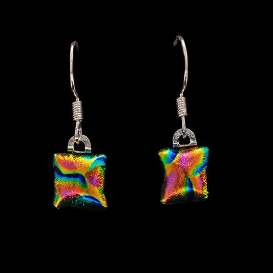 Astra Drop Earrings in Gold Bubbles