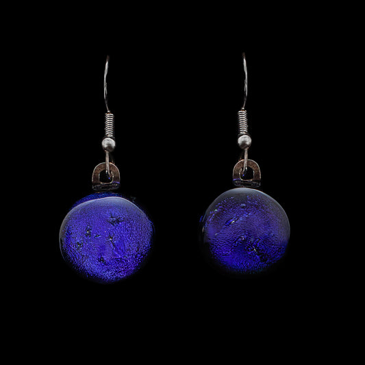 Luna February Drop Earrings in Purple