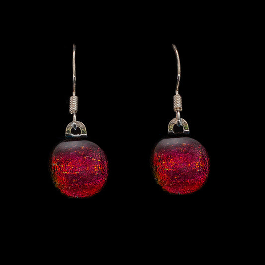 Luna July Drop Earrings in Red