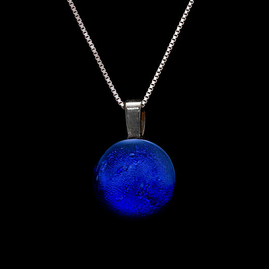 Luna December Necklace in Cobalt Blue