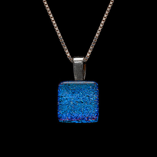 Nova Necklace in Blue Crinkle