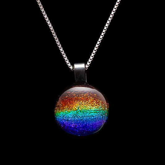 Orb Necklace in Rainbow