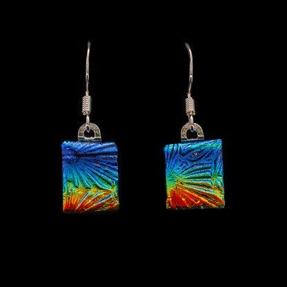 Astra Drop Earrings in Rainbow Florentine
