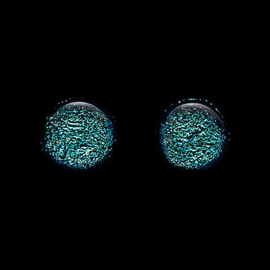 Luna March Birthstone Stud Earrings in Light Blue