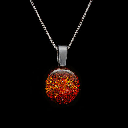 Luna November Necklace in Orange