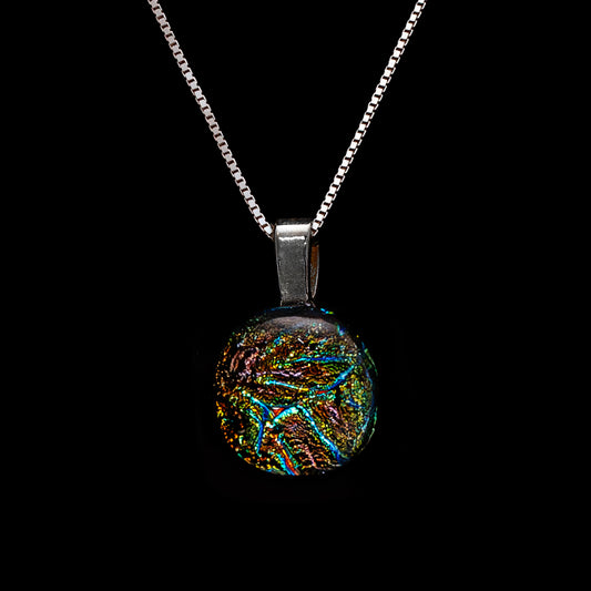 Orb Necklace in Gold Florentine